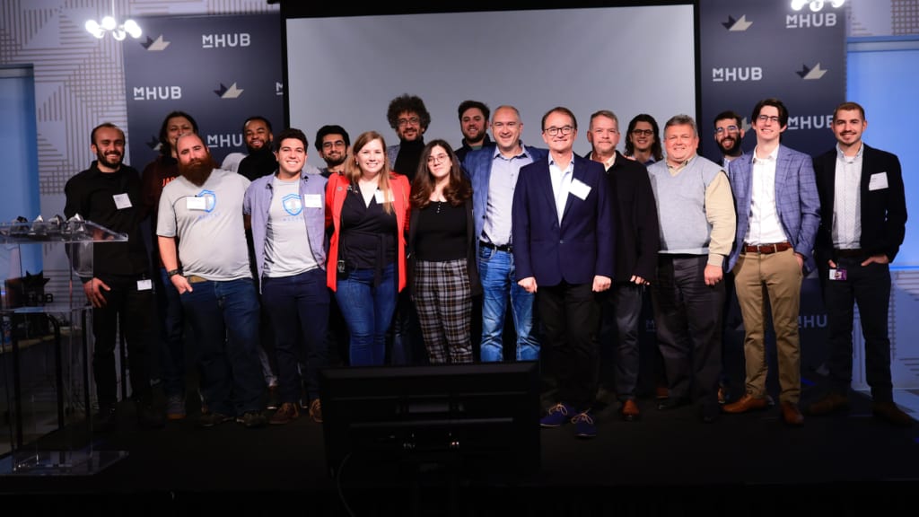 Group Photo of the IoT cohort of the mHUB Accelerated Incubation program