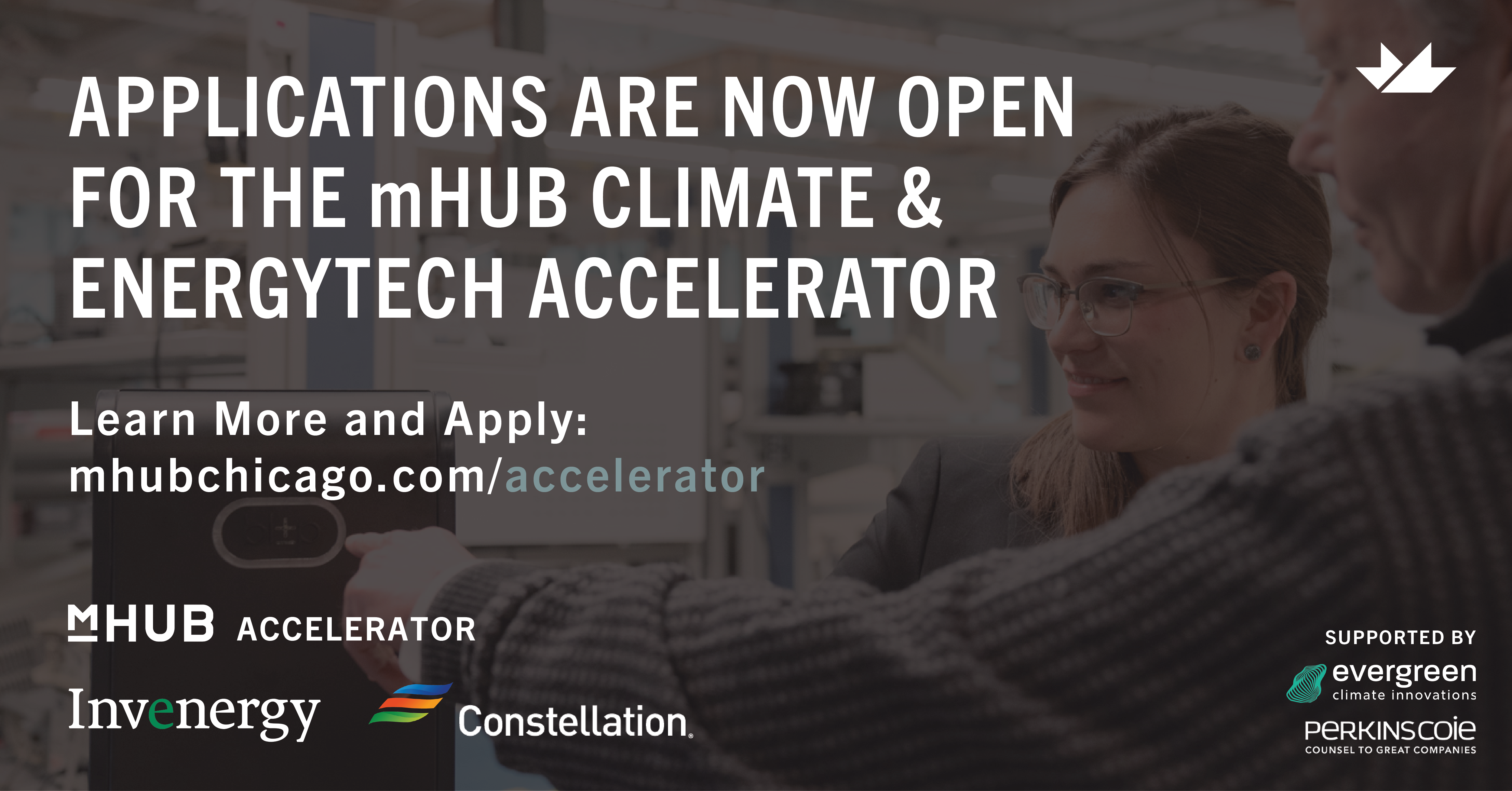 mHUB Opens Applications for its 2023 Climate & EnergyTech Accelerator