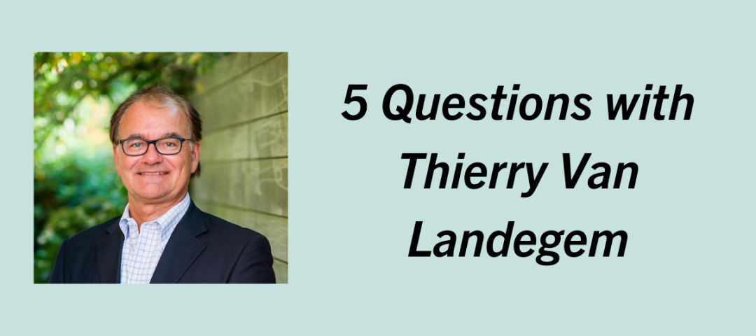 Five Questions with Thierry Van Landegem - mHUB Chicago